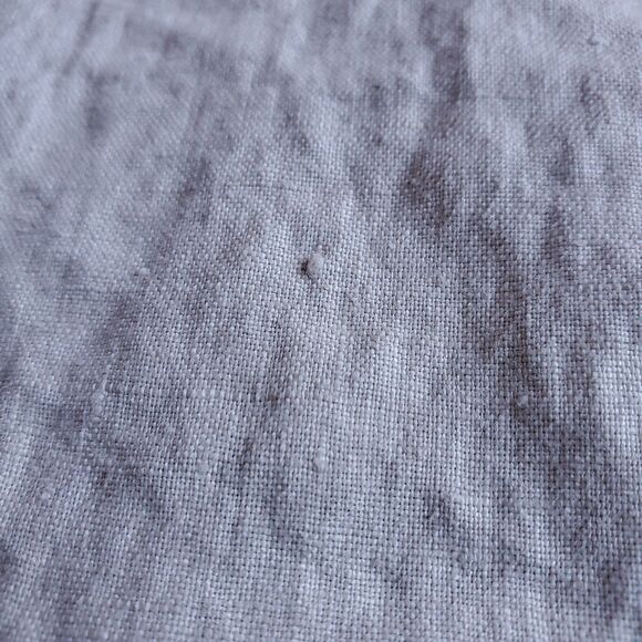 Merona 100% Linen Skirt 30 x 24 VTG Sz 8 Knee Length Y2K Minimalist 90s Neutral - Picture 7 of 9